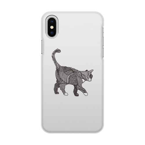 Заказать чехол для iPhone X/XS в Москве. Чехол для iPhone X/XS, объёмная печать Кошак от 205acestone@gmail.com - готовые дизайны и нанесение принтов.