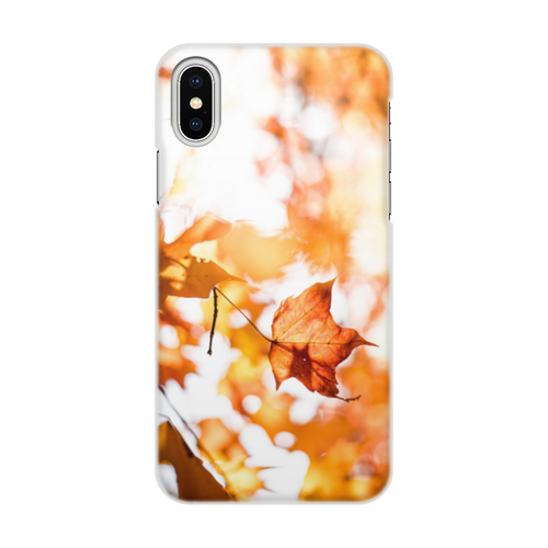 Заказать чехол для iPhone X/XS в Москве. Чехол для iPhone X/XS, объёмная печать Осень от FireFoxa - готовые дизайны и нанесение принтов.