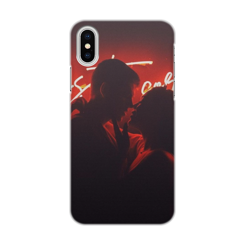Заказать чехол для iPhone X/XS в Москве. Чехол для iPhone X/XS, объёмная печать Elite.Red On Black от Polly Pol - готовые дизайны и нанесение принтов.