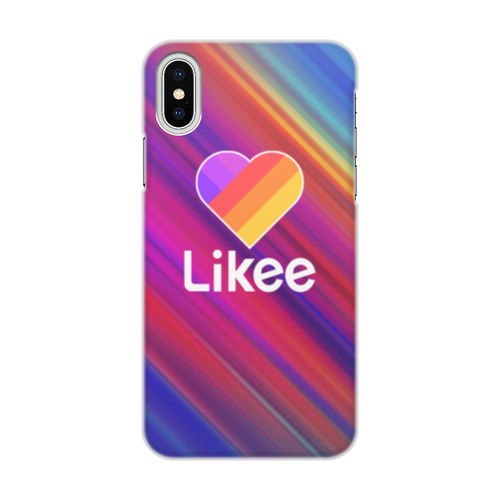 Заказать чехол для iPhone X/XS в Москве. Чехол для iPhone X/XS, объёмная печать Likee  от DESIGNER   - готовые дизайны и нанесение принтов.