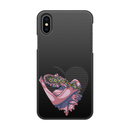 Заказать чехол для iPhone X/XS в Москве. Чехол для iPhone X/XS, объёмная печать О любви от Дана Столыпина - готовые дизайны и нанесение принтов.