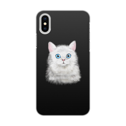 Заказать чехол для iPhone X/XS в Москве. Чехол для iPhone X/XS, объёмная печать кошка от THE_NISE  - готовые дизайны и нанесение принтов.