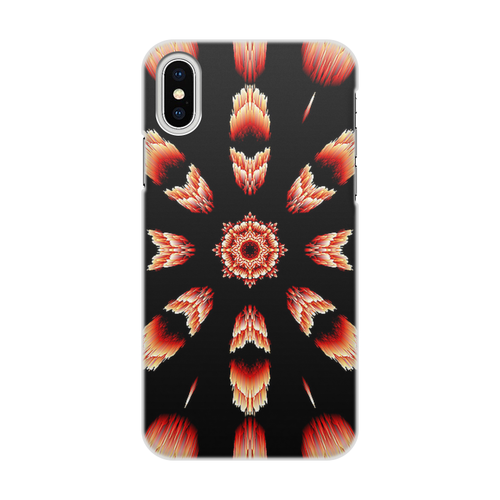 Заказать чехол для iPhone X/XS в Москве. Чехол для iPhone X/XS, объёмная печать Костер от  Неизвестнов - готовые дизайны и нанесение принтов.