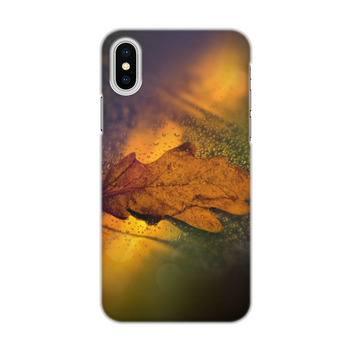 Заказать чехол для iPhone X/XS в Москве. Чехол для iPhone X/XS, объёмная печать Осень от FireFoxa - готовые дизайны и нанесение принтов.