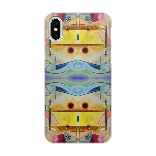 Заказать чехол для iPhone X/XS в Москве. Чехол для iPhone X/XS, объёмная печать Космос, Абстракция от BestPrint  - готовые дизайны и нанесение принтов.