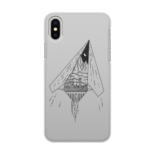 Заказать чехол для iPhone X/XS в Москве. Чехол для iPhone X/XS, объёмная печать Сказочный замок от ISliM - готовые дизайны и нанесение принтов.