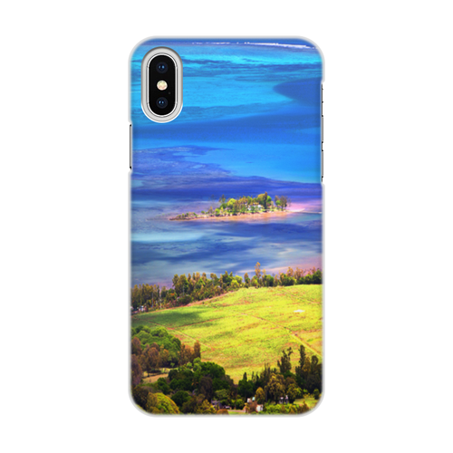Заказать чехол для iPhone X/XS в Москве. Чехол для iPhone X/XS, объёмная печать Маврикий от Оксана Музыка - готовые дизайны и нанесение принтов.