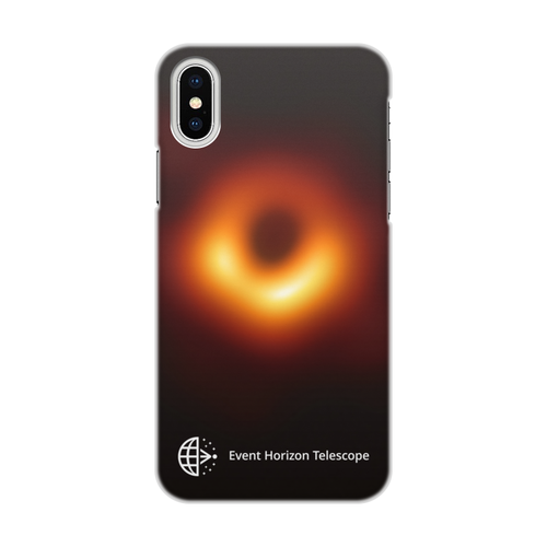 Заказать чехол для iPhone X/XS в Москве. Чехол для iPhone X/XS, объёмная печать Event Horizon Telescope от The Spaceway  - готовые дизайны и нанесение принтов.