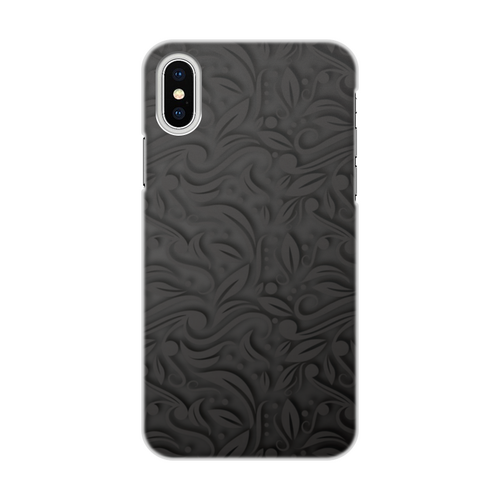 Заказать чехол для iPhone X/XS в Москве. Чехол для iPhone X/XS, объёмная печать Чёрный от BeliySlon - готовые дизайны и нанесение принтов.