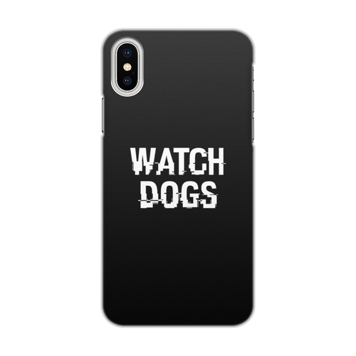 Заказать чехол для iPhone X/XS в Москве. Чехол для iPhone X/XS, объёмная печать Watch Dogs от THE_NISE  - готовые дизайны и нанесение принтов.