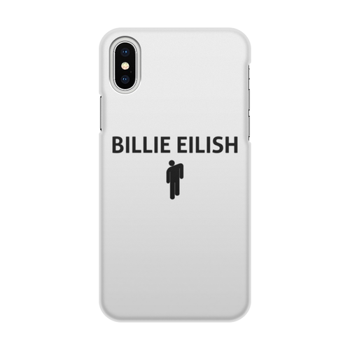 Заказать чехол для iPhone X/XS в Москве. Чехол для iPhone X/XS, объёмная печать Billie Eilish от DESIGNER   - готовые дизайны и нанесение принтов.