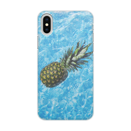 Заказать чехол для iPhone X/XS в Москве. Чехол для iPhone X/XS, объёмная печать Лето! от FireFoxa - готовые дизайны и нанесение принтов.