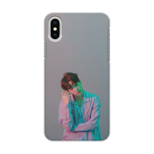 Заказать чехол для iPhone X/XS в Москве. Чехол для iPhone X/XS, объёмная печать Min Yoongi(Suga) BTS от Аида Хуснутдинова - готовые дизайны и нанесение принтов.