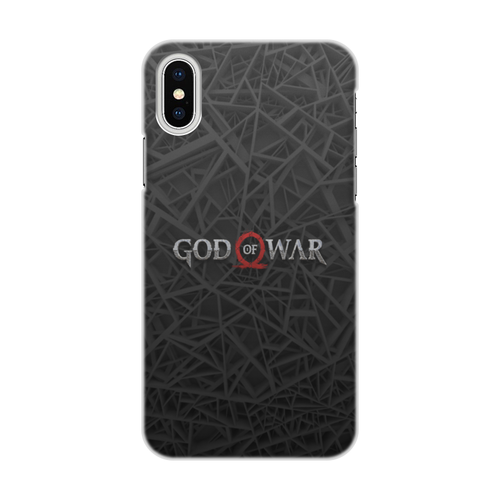 Заказать чехол для iPhone X/XS в Москве. Чехол для iPhone X/XS, объёмная печать God of War от THE_NISE  - готовые дизайны и нанесение принтов.