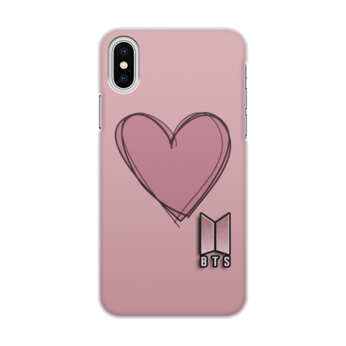 Заказать чехол для iPhone X/XS в Москве. Чехол для iPhone X/XS, объёмная печать Группа BTS от weeert - готовые дизайны и нанесение принтов.