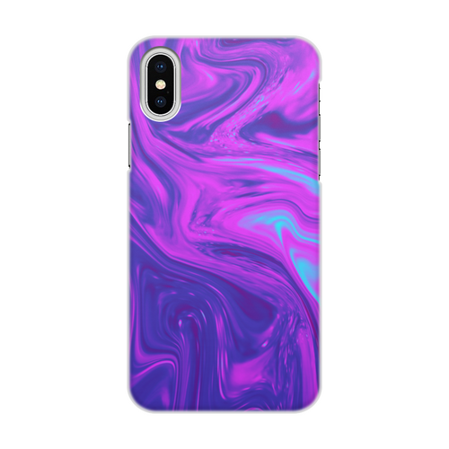 Заказать чехол для iPhone X/XS в Москве. Чехол для iPhone X/XS, объёмная печать Краски от ZVER  - готовые дизайны и нанесение принтов.