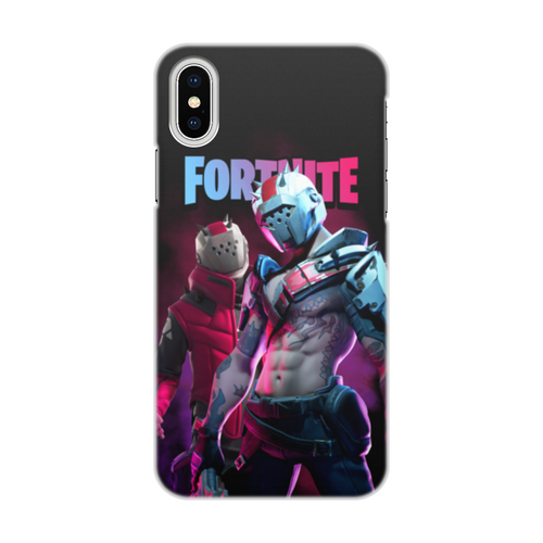 Заказать чехол для iPhone X/XS в Москве. Чехол для iPhone X/XS, объёмная печать FORTNITE от geekbox - готовые дизайны и нанесение принтов.