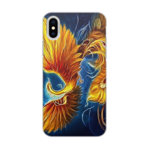 Заказать чехол для iPhone X/XS в Москве. Чехол для iPhone X/XS, объёмная печать Global  space magic  mars (коллекция огонь) от Global Space Magic  - готовые дизайны и нанесение принтов.