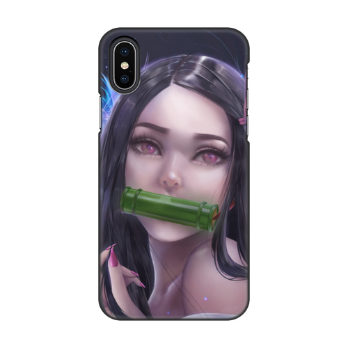 Заказать чехол для iPhone X/XS в Москве. Чехол для iPhone X/XS, объёмная печать Nezuko от Дана Столыпина - готовые дизайны и нанесение принтов.