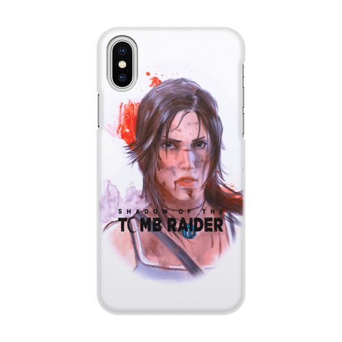 Заказать чехол для iPhone X/XS в Москве. Чехол для iPhone X/XS, объёмная печать Tomb Raider от THE_NISE  - готовые дизайны и нанесение принтов.