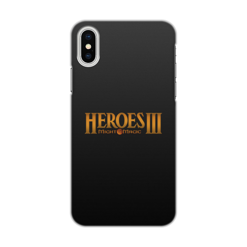 Заказать чехол для iPhone X/XS в Москве. Чехол для iPhone X/XS, объёмная печать Heroes 3 от THE_NISE  - готовые дизайны и нанесение принтов.