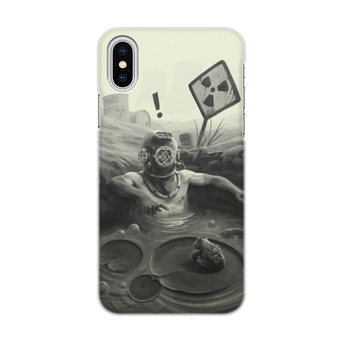 Заказать чехол для iPhone X/XS в Москве. Чехол для iPhone X/XS, объёмная печать Мир в котором мы живем от Дана Столыпина - готовые дизайны и нанесение принтов.