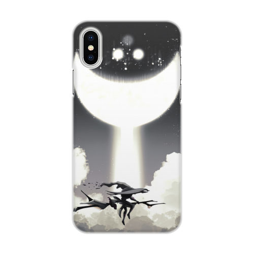 Заказать чехол для iPhone X/XS в Москве. Чехол для iPhone X/XS, объёмная печать Лучезарный Восход Луны от Дана Столыпина - готовые дизайны и нанесение принтов.