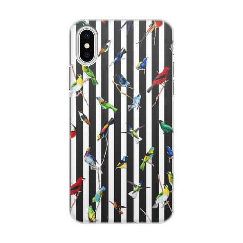 Заказать чехол для iPhone X/XS в Москве. Чехол для iPhone X/XS, объёмная печать птицы от THE_NISE  - готовые дизайны и нанесение принтов.