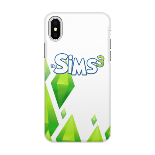 Заказать чехол для iPhone X/XS в Москве. Чехол для iPhone X/XS, объёмная печать The Sims 3 от THE_NISE  - готовые дизайны и нанесение принтов.