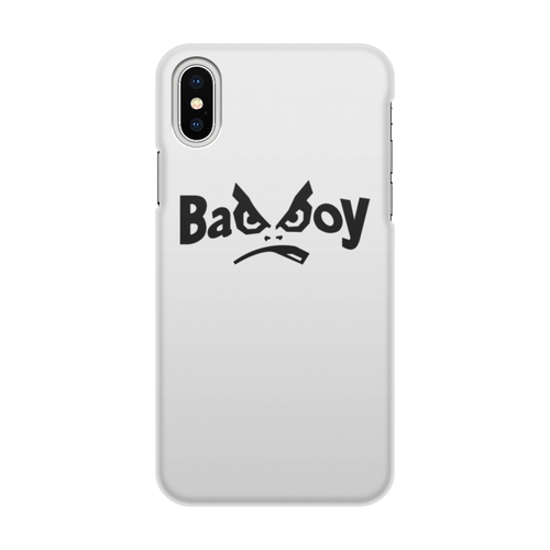 Заказать чехол для iPhone X/XS в Москве. Чехол для iPhone X/XS, объёмная печать Bad Boy от DESIGNER   - готовые дизайны и нанесение принтов.