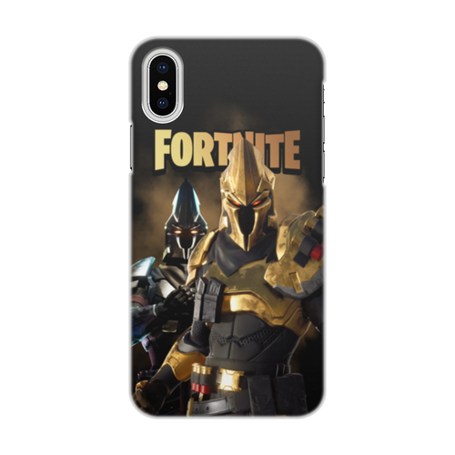 Заказать чехол для iPhone X/XS в Москве. Чехол для iPhone X/XS, объёмная печать FORTNITE от geekbox - готовые дизайны и нанесение принтов.