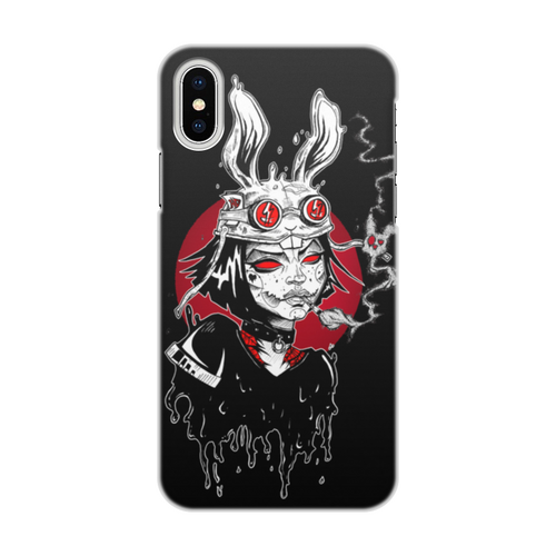 Заказать чехол для iPhone X/XS в Москве. Чехол для iPhone X/XS, объёмная печать Кролик от Дана Столыпина - готовые дизайны и нанесение принтов.