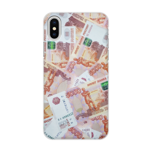 Заказать чехол для iPhone X/XS в Москве. Чехол для iPhone X/XS, объёмная печать Деньги от THE_NISE  - готовые дизайны и нанесение принтов.