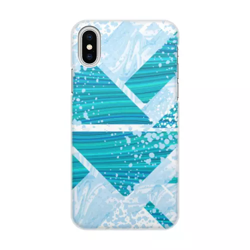 Заказать чехол для iPhone X/XS в Москве. Чехол для iPhone X/XS, объёмная печать Зимняя улыбка от Ekaterina Ulyanova - готовые дизайны и нанесение принтов.