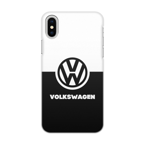 Заказать чехол для iPhone X/XS в Москве. Чехол для iPhone X/XS, объёмная печать Volkswagen от THE_NISE  - готовые дизайны и нанесение принтов.