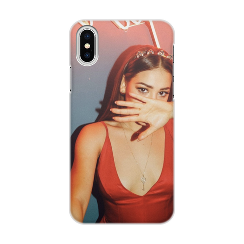 Заказать чехол для iPhone X/XS в Москве. Чехол для iPhone X/XS, объёмная печать Elite.Red On Black от Polly Pol - готовые дизайны и нанесение принтов.