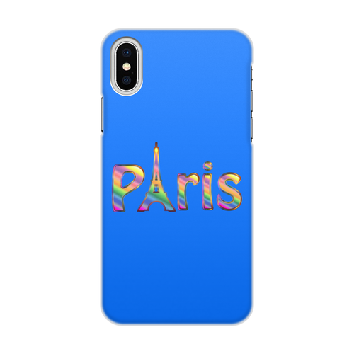 Заказать чехол для iPhone X/XS в Москве. Чехол для iPhone X/XS, объёмная печать Paris от THE_NISE  - готовые дизайны и нанесение принтов.