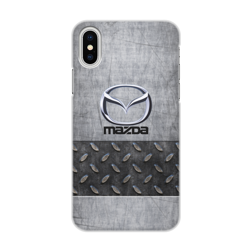 Заказать чехол для iPhone X/XS в Москве. Чехол для iPhone X/XS, объёмная печать Mazda от THE_NISE  - готовые дизайны и нанесение принтов.