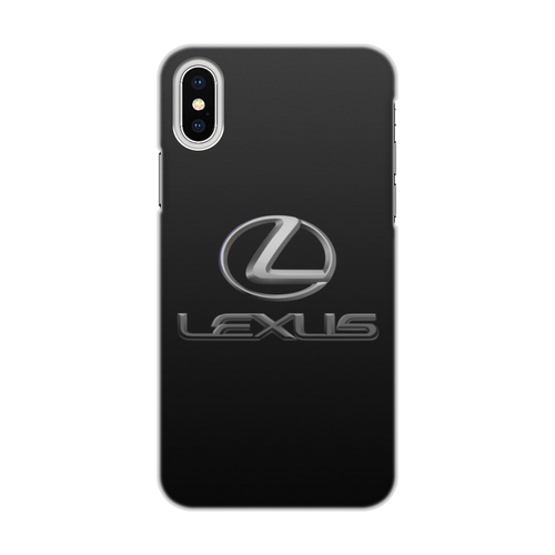Заказать чехол для iPhone X/XS в Москве. Чехол для iPhone X/XS, объёмная печать Lexus от THE_NISE  - готовые дизайны и нанесение принтов.