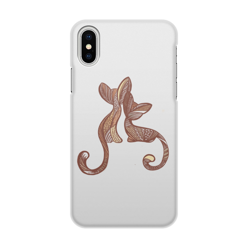 Заказать чехол для iPhone X/XS в Москве. Чехол для iPhone X/XS, объёмная печать Котики от 205acestone@gmail.com - готовые дизайны и нанесение принтов.