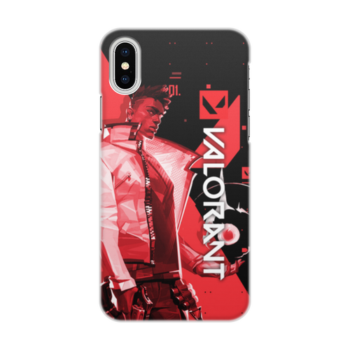 Заказать чехол для iPhone X/XS в Москве. Чехол для iPhone X/XS, объёмная печать VALORANT PHOENIX от geekbox - готовые дизайны и нанесение принтов.