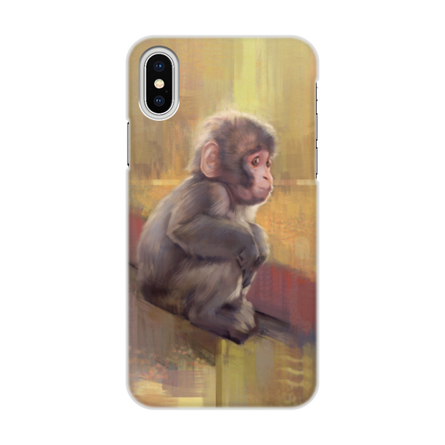 Заказать чехол для iPhone X/XS в Москве. Чехол для iPhone X/XS, объёмная печать Маленький ГОКУ от Дана Столыпина - готовые дизайны и нанесение принтов.
