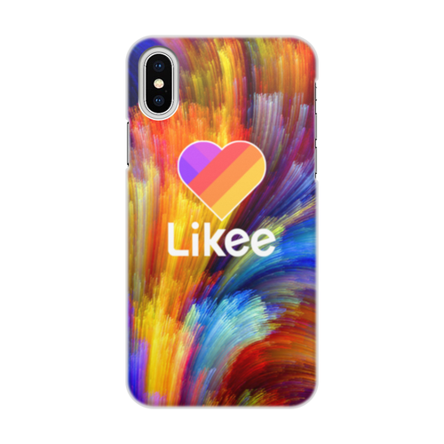 Заказать чехол для iPhone X/XS в Москве. Чехол для iPhone X/XS, объёмная печать Likee  от DESIGNER   - готовые дизайны и нанесение принтов.