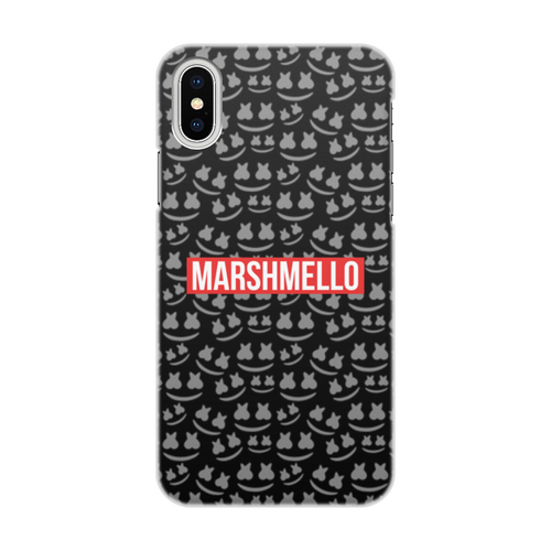Заказать чехол для iPhone X/XS в Москве. Чехол для iPhone X/XS, объёмная печать Marshmello от THE_NISE  - готовые дизайны и нанесение принтов.