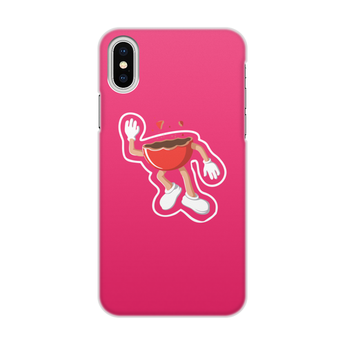 Заказать чехол для iPhone X/XS в Москве. Чехол для iPhone X/XS, объёмная печать Death By Chocolate от ANDREI M - готовые дизайны и нанесение принтов.