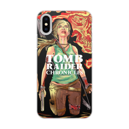 Заказать чехол для iPhone X/XS в Москве. Чехол для iPhone X/XS, объёмная печать Tomb Raider от THE_NISE  - готовые дизайны и нанесение принтов.