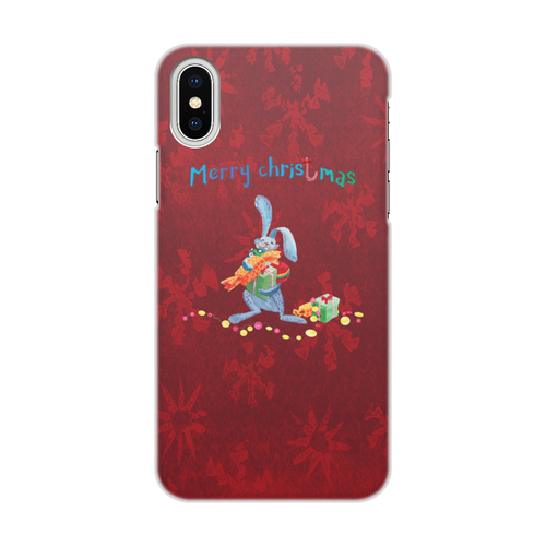 Заказать чехол для iPhone X/XS в Москве. Чехол для iPhone X/XS, объёмная печать Christmas от THE_NISE  - готовые дизайны и нанесение принтов.