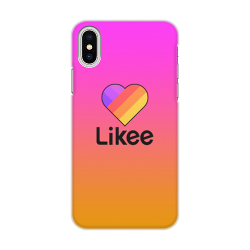 Заказать чехол для iPhone X/XS в Москве. Чехол для iPhone X/XS, объёмная печать Likee  от DESIGNER   - готовые дизайны и нанесение принтов.