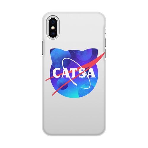 Заказать чехол для iPhone X/XS в Москве. Чехол для iPhone X/XS, объёмная печать Catsa от Maria Bobrova - готовые дизайны и нанесение принтов.