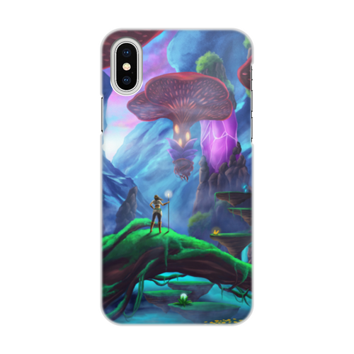 Заказать чехол для iPhone X/XS в Москве. Чехол для iPhone X/XS, объёмная печать Прибытие от Дана Столыпина - готовые дизайны и нанесение принтов.